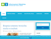 Tablet Screenshot of informazionimediche.com